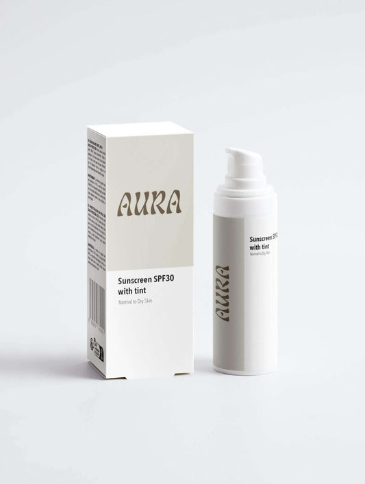 Sunscreen SPF30, with tint - Skincare - Aura Collection